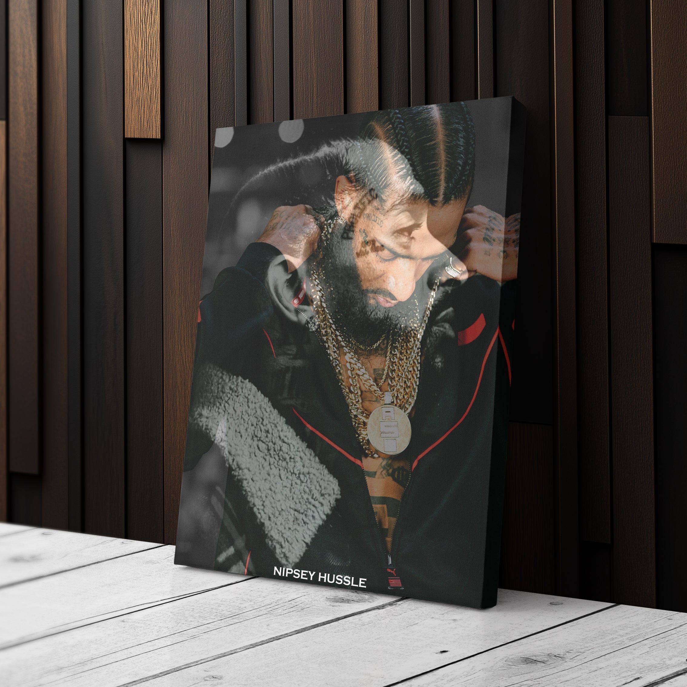 Nipsey Hussle Canvas – Rap Legend Wall Art for Studio Decor