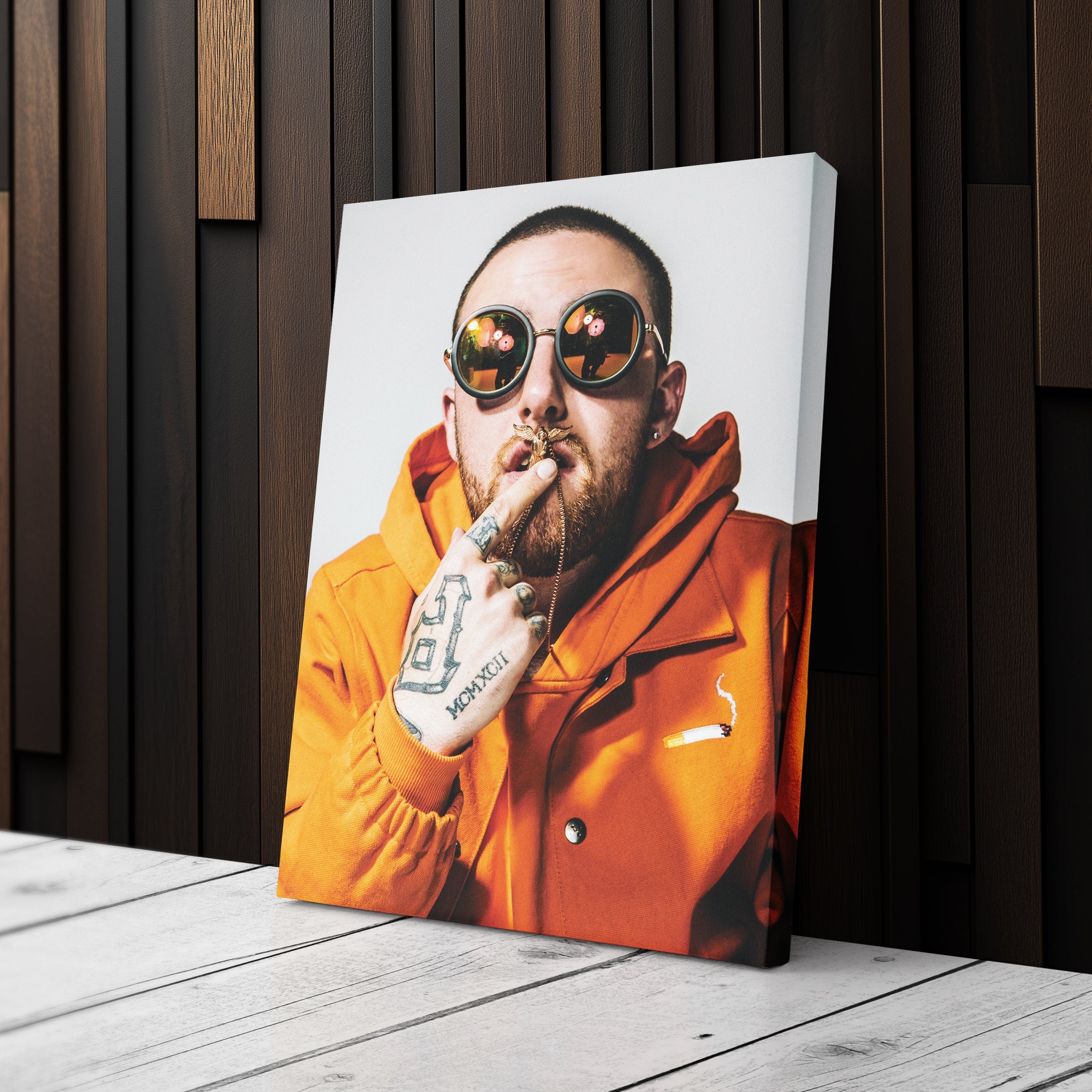 Mac Miller Canvas – Rap Icon Wall Art for Studio Decor