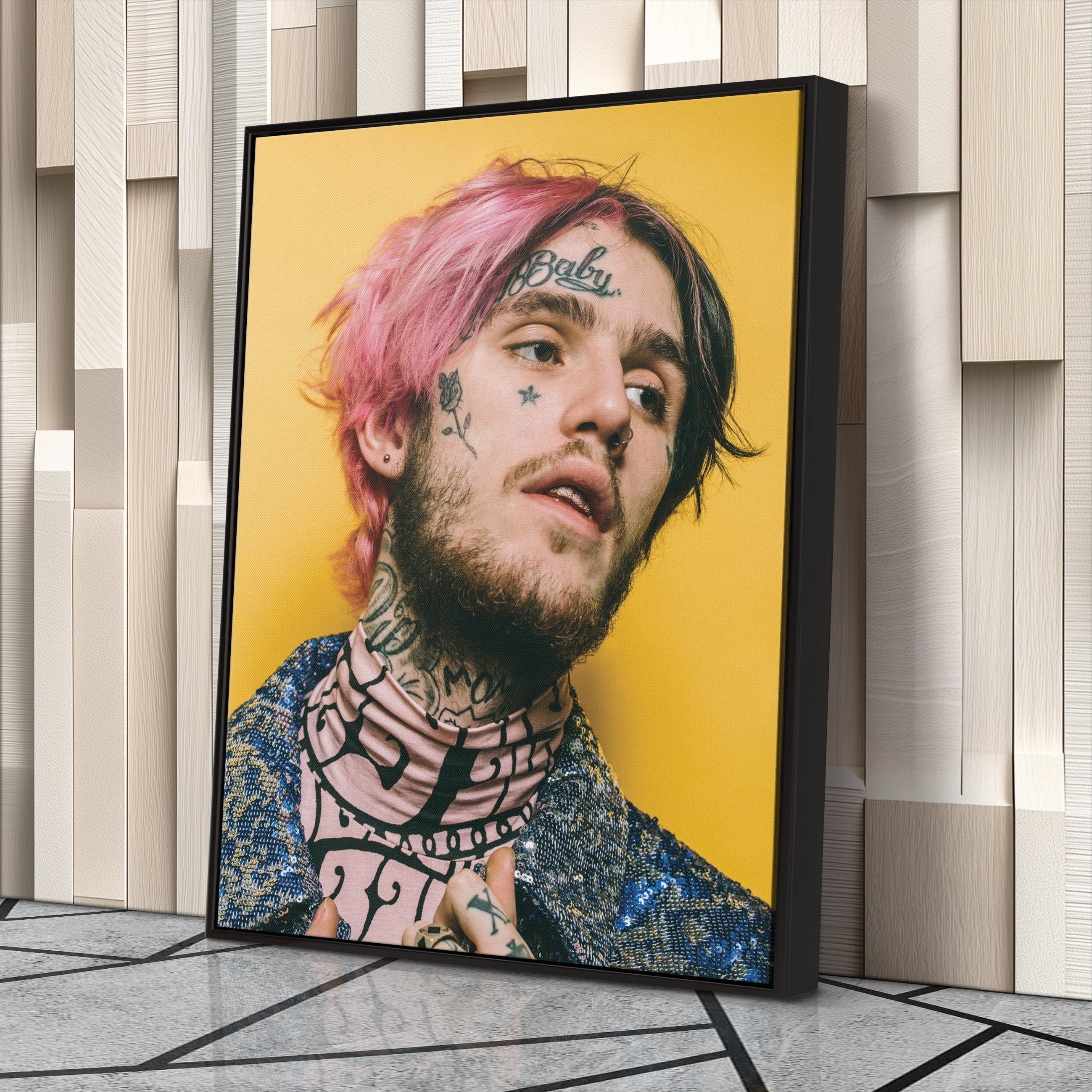 Lil Peep Canvas – Rapper Wall Art for Home or Studio Decor