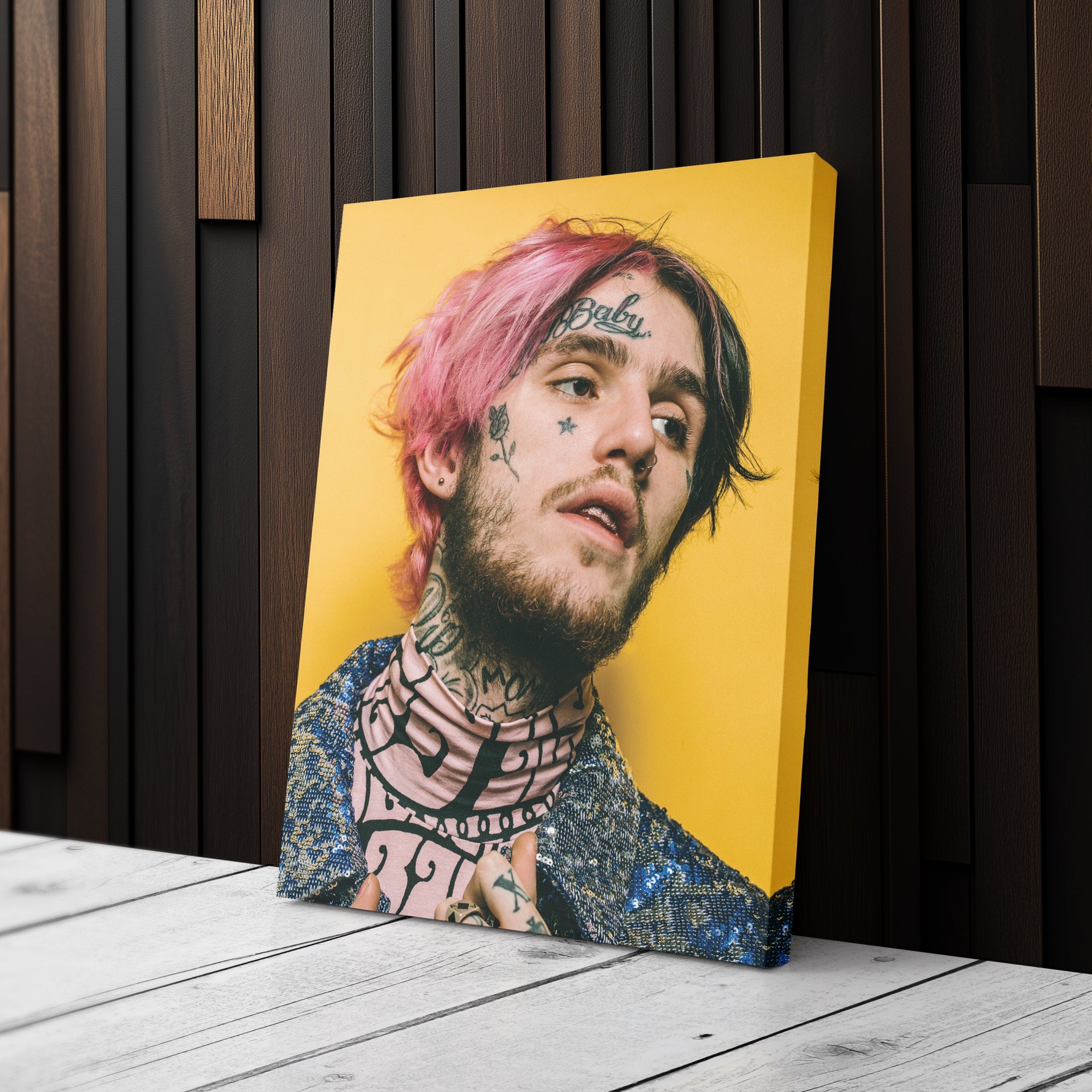 Lil Peep Canvas – Rapper Wall Art for Home or Studio Decor