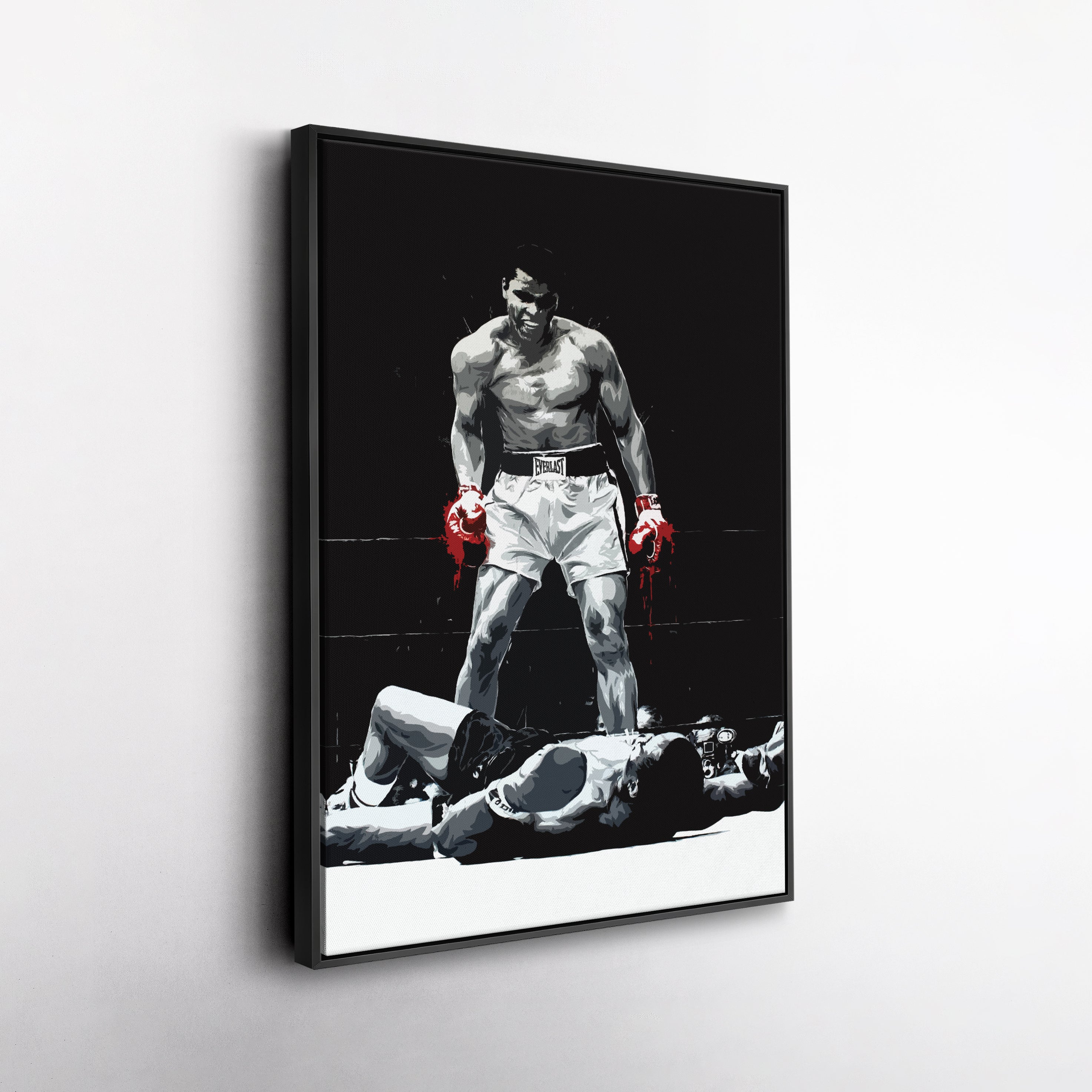 Muhammad Ali Canvas – Boxing Illustration Wall Art Decor