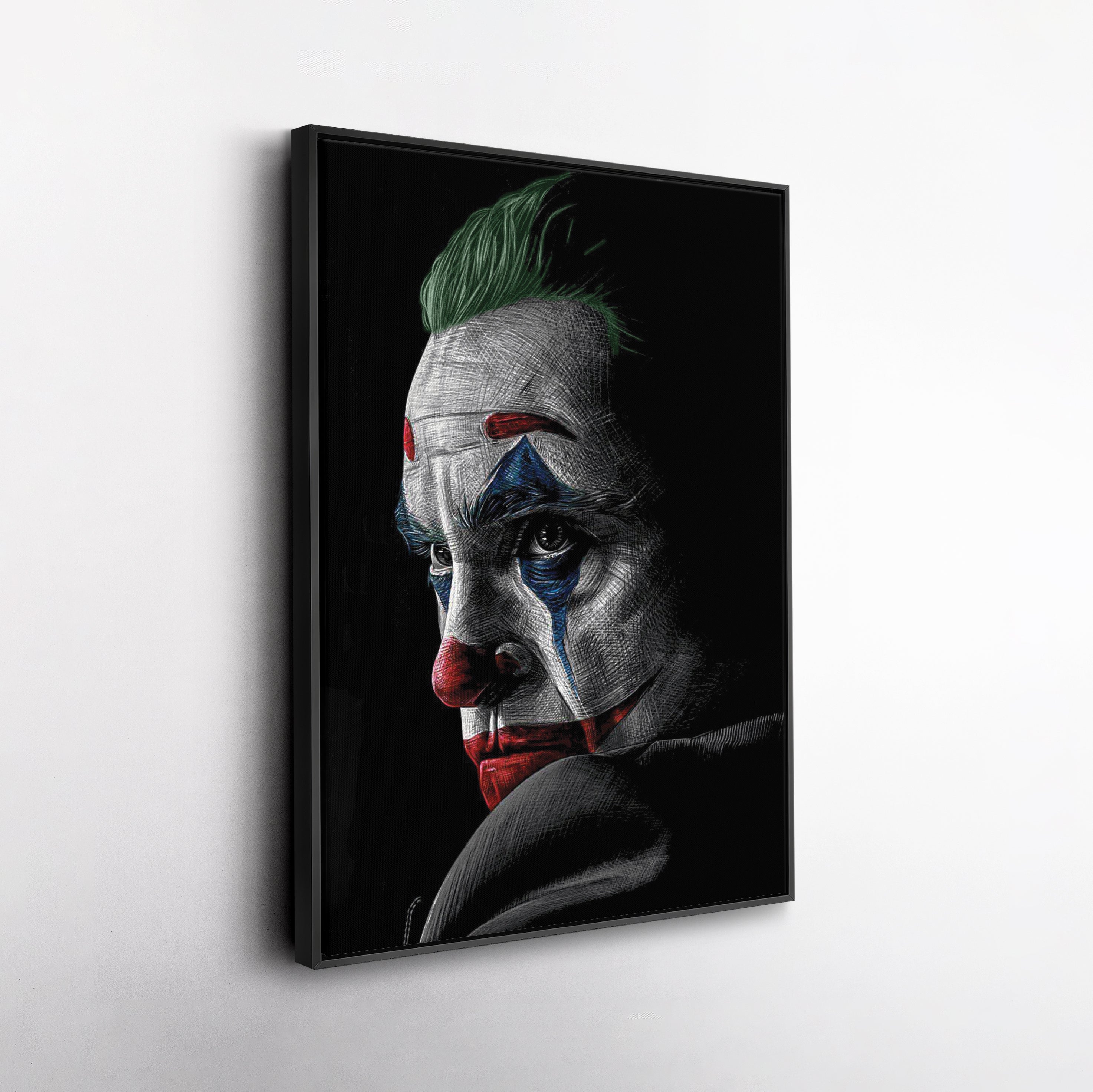 Joker Canvas – Movie Villain Wall Art for Kids or Home Decor