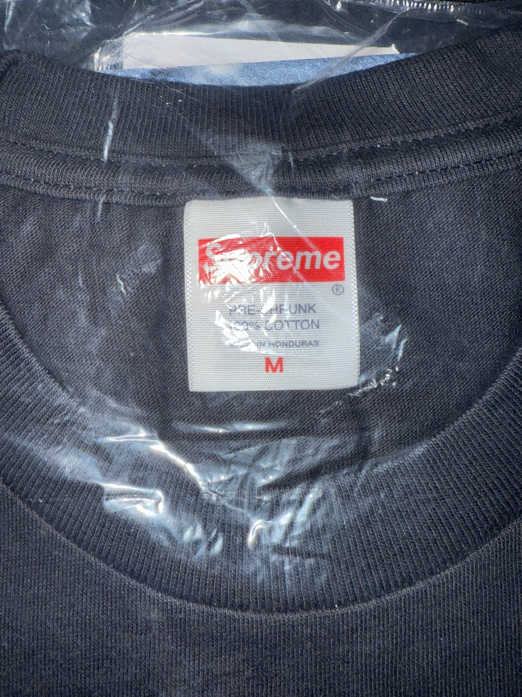 SUPREME BLACK SNOWMAN TEE