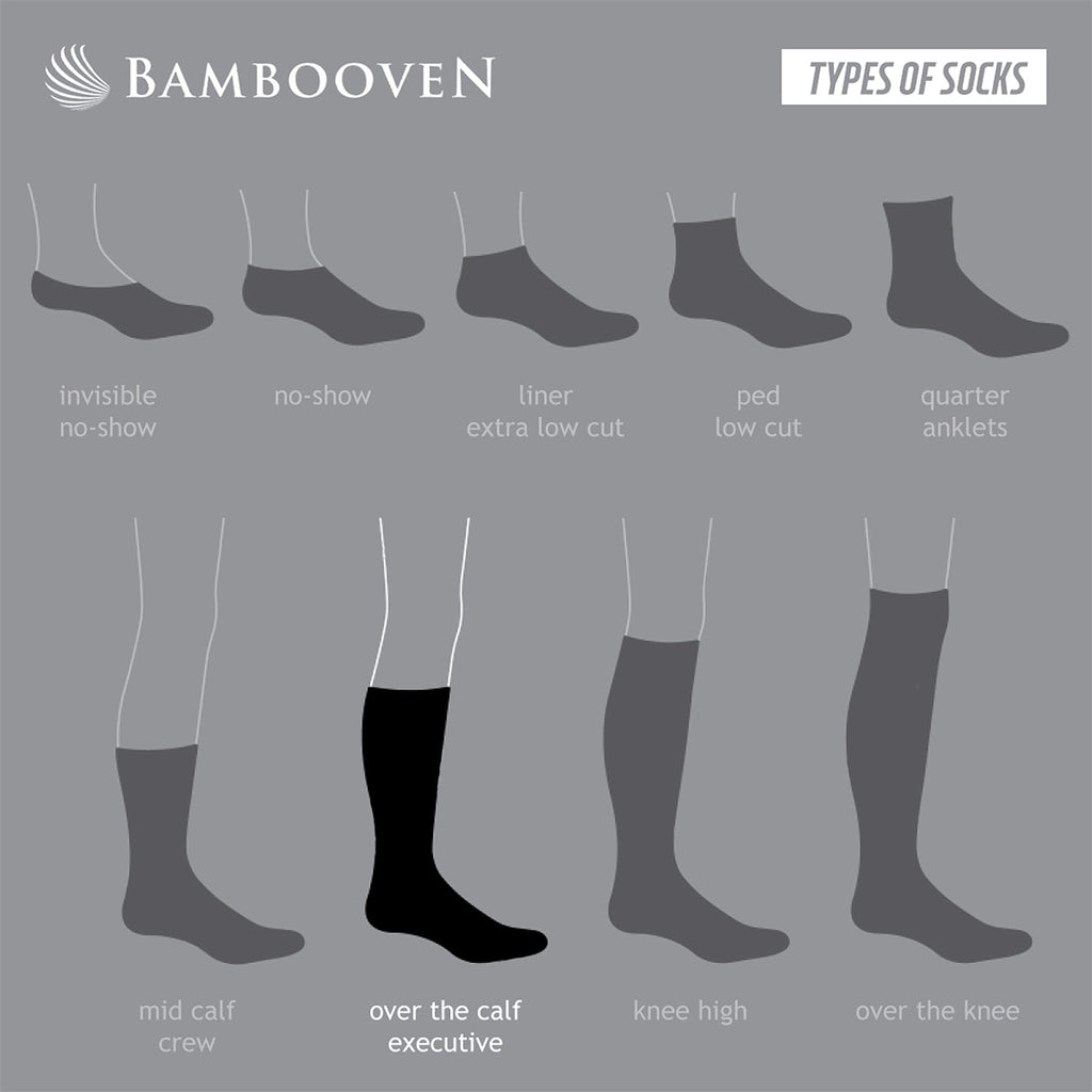 Men’s Bamboo Dress & Trouser Socks 6-Pack - 638