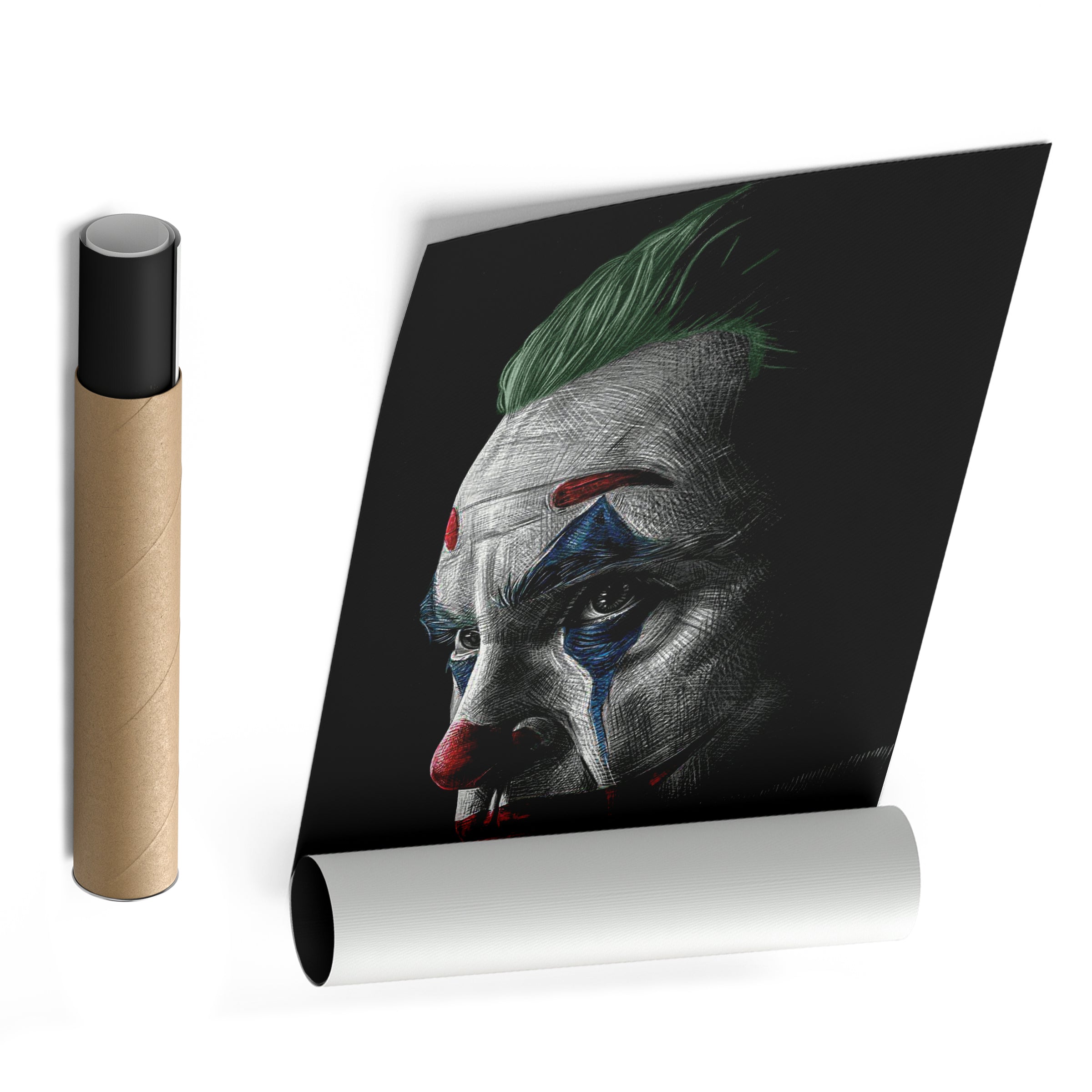 Joker Canvas – Movie Villain Wall Art for Kids or Home Decor