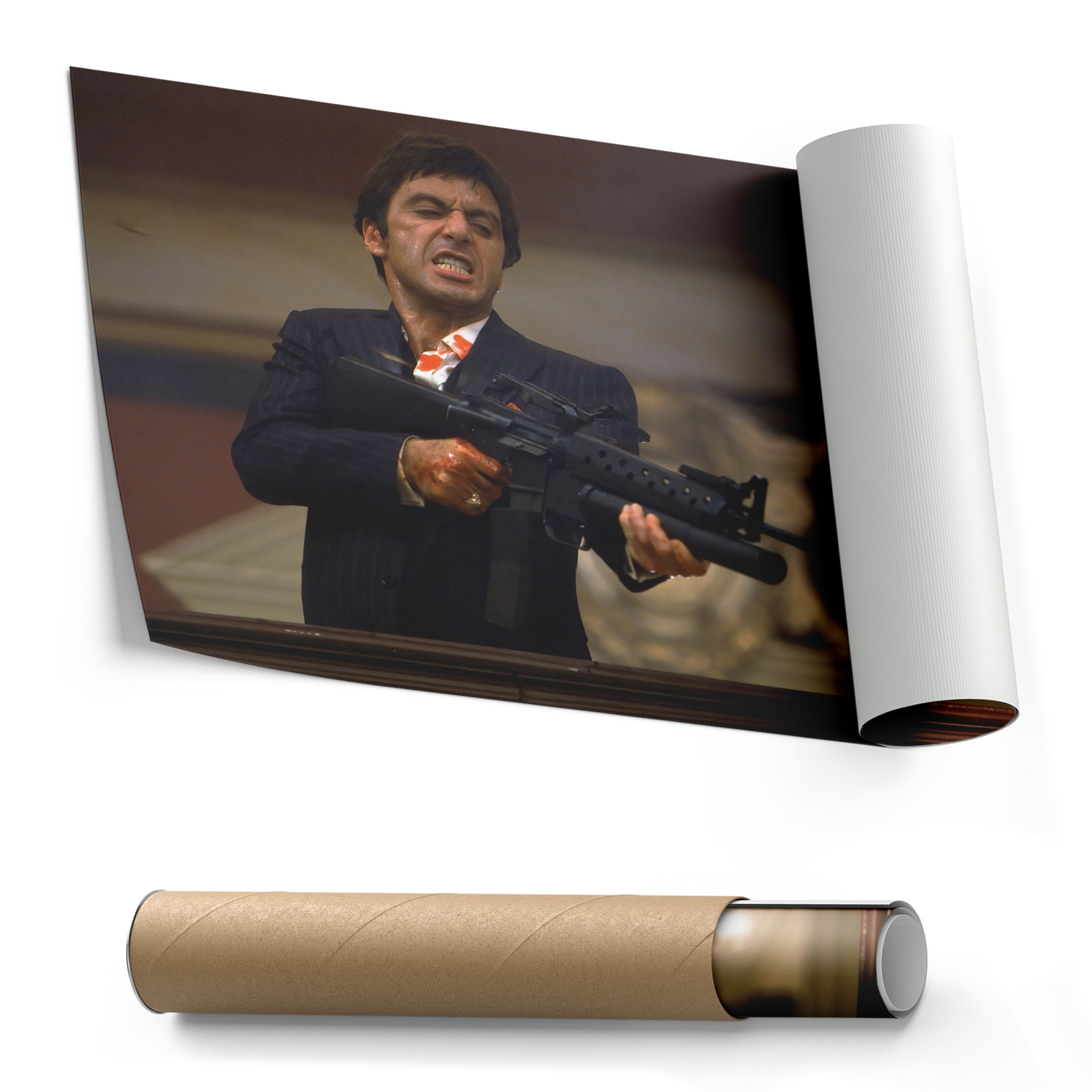 Scarface Canvas – Tony Montana Wall Art for Man Cave